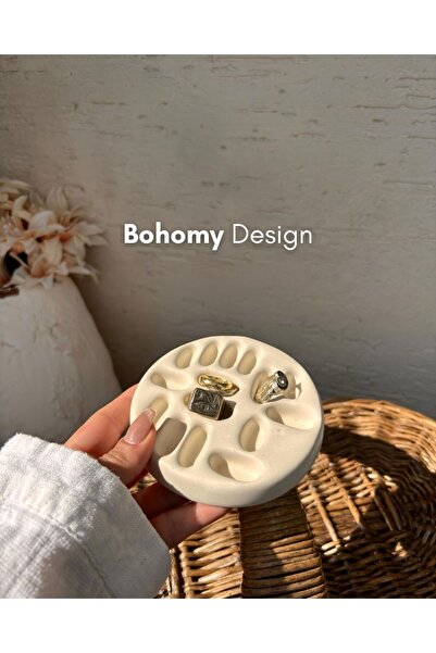 Bohomy Design Pinterest Yüzüklük, Çoklu Yüzük Standı, Yüzük Çekim Standı (Wax VERNİKLİ)