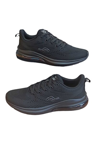 Jump siyah balon taban unisex 34701 koşu yürüyüş günlük spor ayakkabı