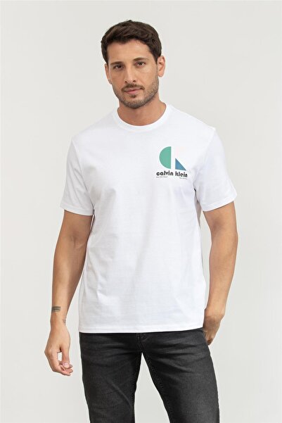 Calvin Klein Erkek Bisiklet Yaka T-Shirt