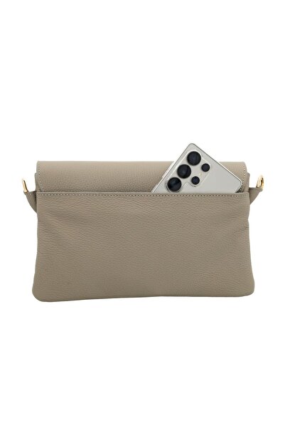 Meskanto Alina Genuine Leather Clutch Hand and Shoulder Bag