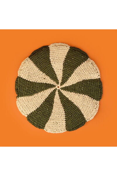 ASPARTAM Soft Sucre Supla - Beige / Green - 33X33 cm