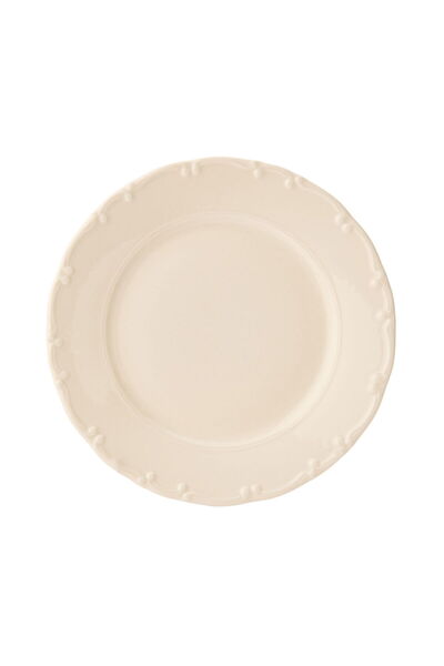 MATMEL Porcelain Liana Serving Plate - Cream - 25 cm