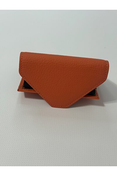 Nevgiss Aksesuar 2 Compartment Magnet Closure Accordion Real Leather Wallet