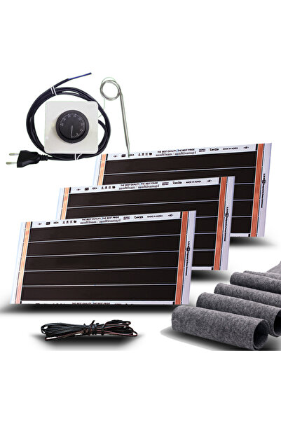 MULTİ SAN MULTİSANAYİ 25x60 Cm Karbon Isıtıcı Film Termostatlı Ve Keçeli Seçe...