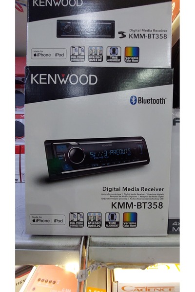 ARSLAN SOUND KENWOOD KMM-BT358 PROF TEYP 3ANFİ ÇIKIŞLI 5VOLT RCA