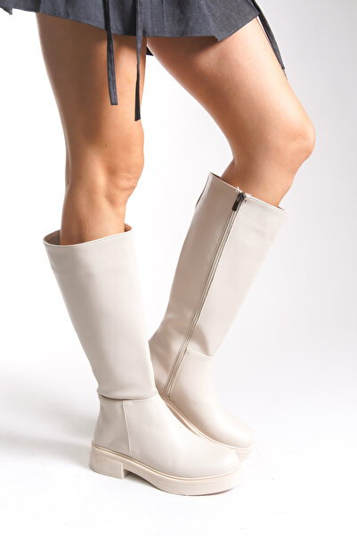 Riccon Tintneth Kadın Çizme 00121903 Bej