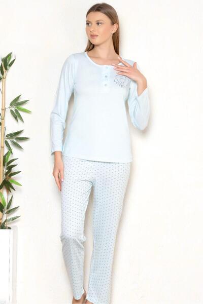 Alperi Seasonal Long Sleeve Pajama Set Viscose 790-27
