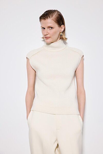 rue Πλεκτή μπλούζα Hakim Yaka Ecru