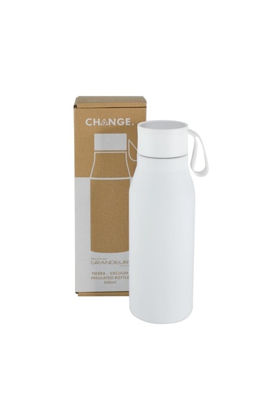 SQUARE ONE GIFTS R-NEBRA - CHANGE Collection Recycled Stainless Steel Vacuum Bottle