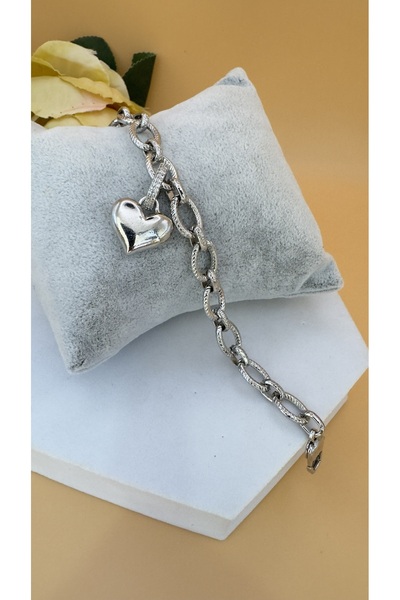 SK aksesuar Stone Heart Design Model Vip Bracelet