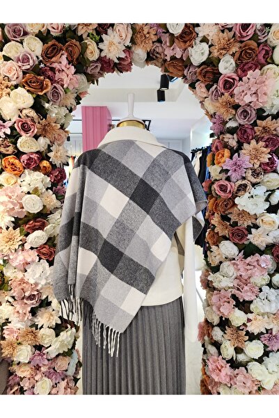 SEÇİL triko hırka gri kadın