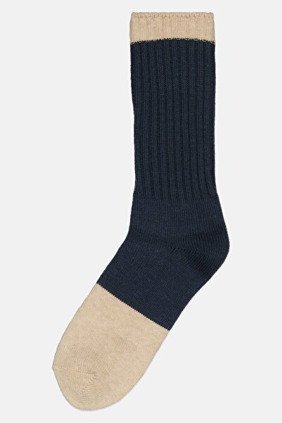 CELIO Men 1 Pair Two Tone Long Socks, Multicolor