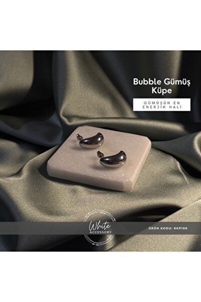 BUBBLE GÜMÜŞ KÜPE