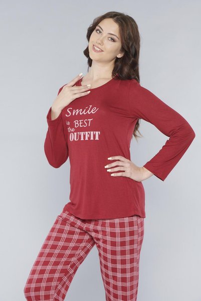 Alperi Long Sleeve Pajama Set Seasonal Viscose 790-26