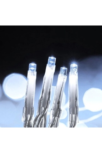 OEM Instalație luminoasă cu 300 becuri LED alb rece, cablu transparent 14,95 ...