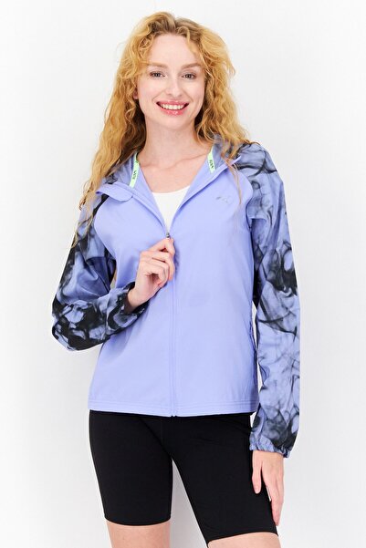 Puma Women Sportswear Fit Long Sleeves Running Jacket, Blue Combo