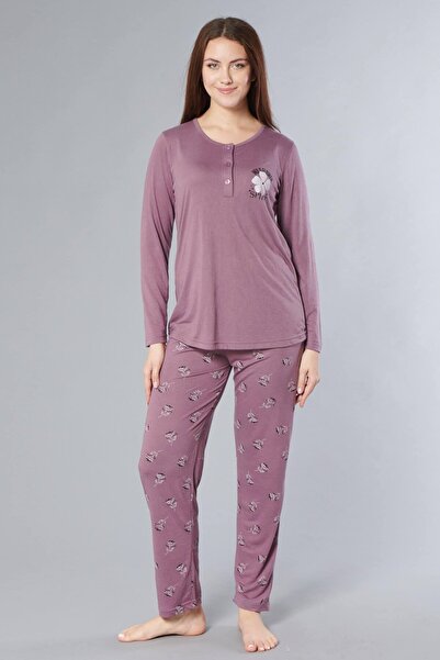 Alperi Long Sleeve Pajama Set Seasonal Viscose 790-64