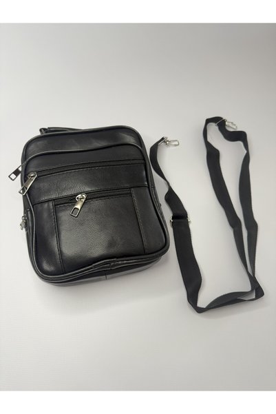 Nevgiss Aksesuar Real Leather Handbag with Shoulder Strap