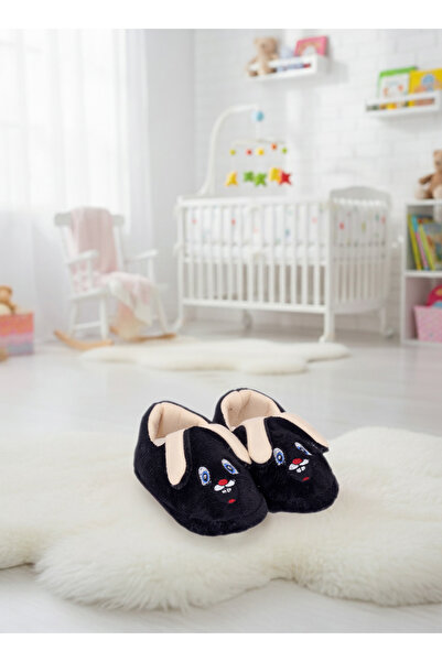 Butik Kömür Siyahı Çocuk/Bebek Pandufu