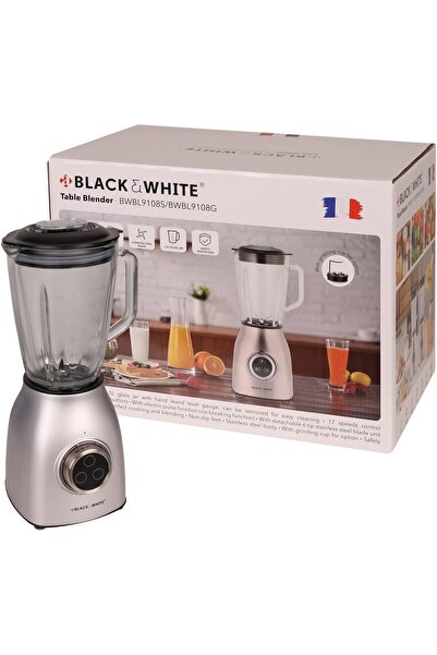 Fipka خلاط طاولة من BLACK & WHITE مزود بـ 17 سرعة للتحكم ووظيفة كسر الثلج