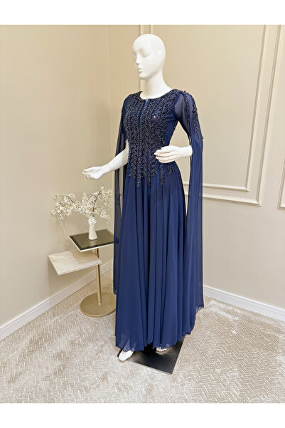 MYROSE SA فستان سهرة كحلي