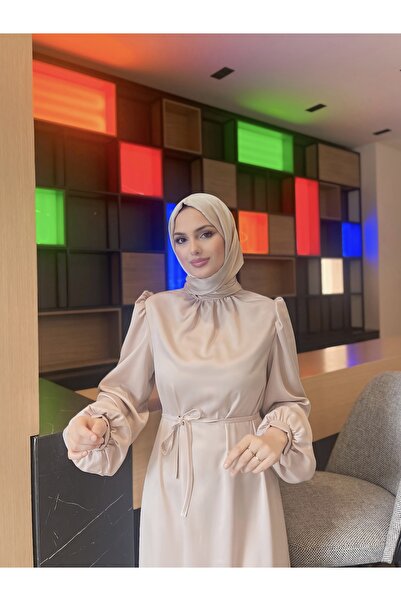 MOOLİSA Elen Abiye Bej