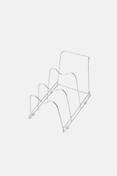 Bombay 2 In 1 Kitchen Organizing Rack, Silver