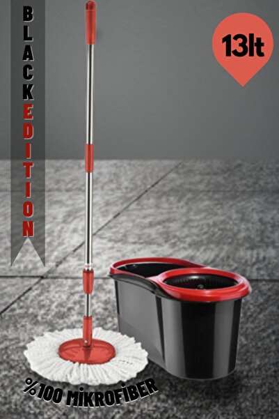 Proff Turbo Star Black Edition Döner Başlıklı Temizlik Seti 13lt