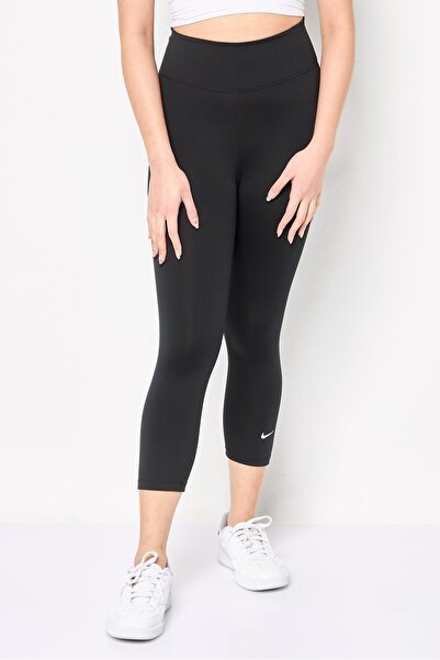 Nike بنطال تدريبي نسائي Dri Fit 3/4، أسود