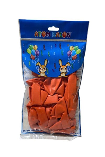 Atom مجموعة بالونات حمراء 25 قطعة 2615
