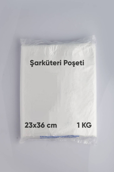 Öztürk ambalaj 1'lik Şarkuteri Poşeti 23x36 cm 1 KG