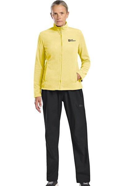 Jack Wolfskin Women's Yellow Taunus Fz W Polar 1711391-m0064