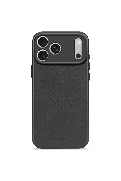 unkown Husă de protecție DECODED pentru iPhone 17 Pro Max, piele, neagră