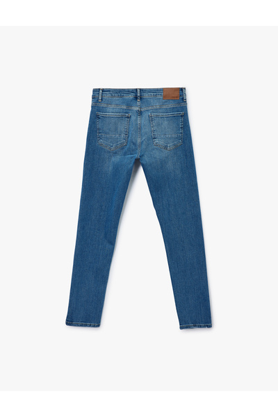 Koton Pamuklu Normal Bel Slim Fit Jean Pantolon - Brad Jean