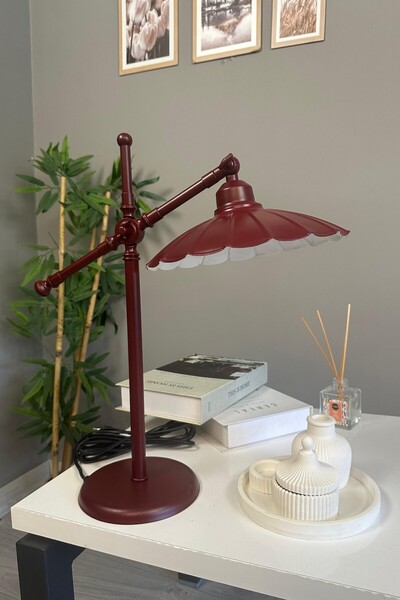 Bamyum Risso Vişne Çürüğü Masa Lambası Dekoratif Abajur Çocuk Odası Başucu La...