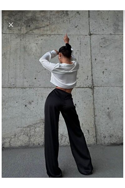 Basko fashion Women's Satin High Waist Pants