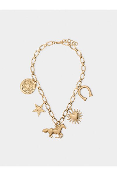 PARFOIS At Charm’lı Kısa Zincir Kolye