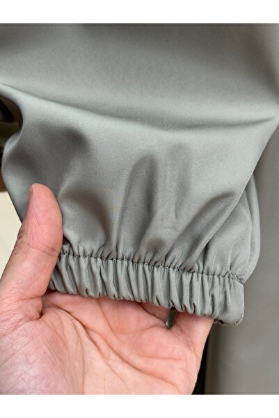 BENAHOLL Roya Belden Bağlamalı Balon Kol Trenç-KN7006 Mint