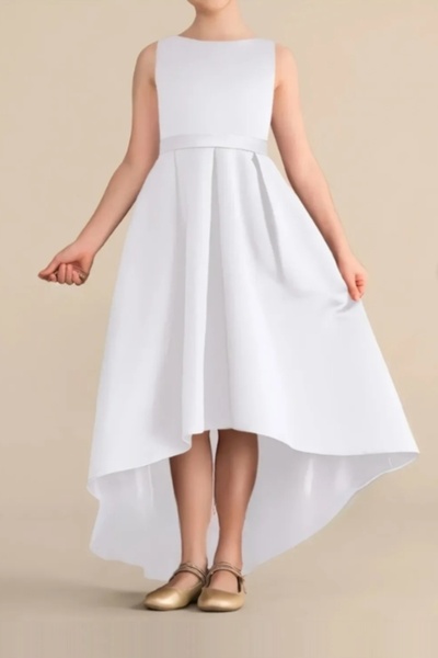 miço kids Girls' Evening Dress Elegant Party Wedding Dress