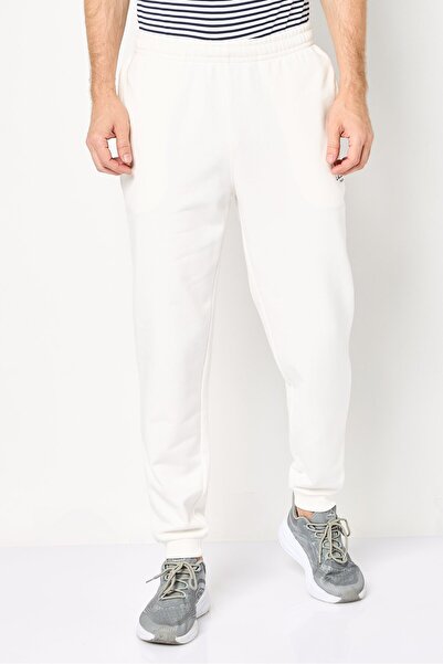 Lacoste Men Tapered Fit Brand Logo Jogger Pants, White