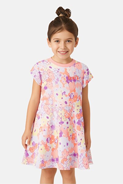 Levi's Kids Girl Floral Print Dress, Multicolor