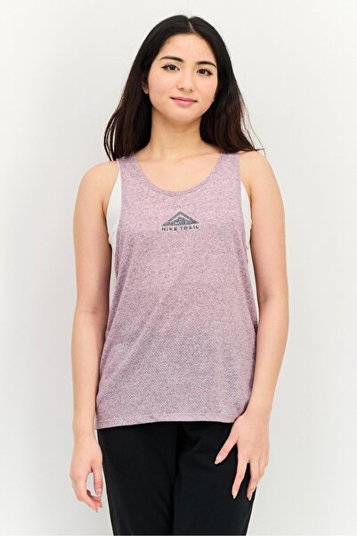 Nike Women Slim Fit Sleeveless Running Tank Top, Multicolor