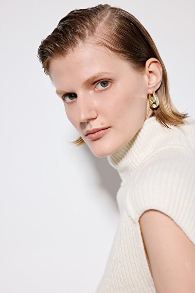 rue Πλεκτή μπλούζα Hakim Yaka Ecru