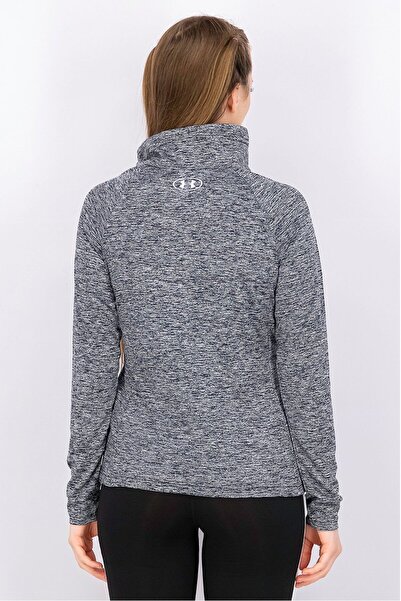 Under Armour Women UA Tech Twist Full Zip Sweater, Grey Combo