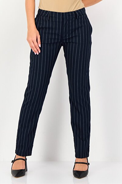 Reiko بنطلون نسائي مخطط بقصة سيجارة، متعدد الألوان