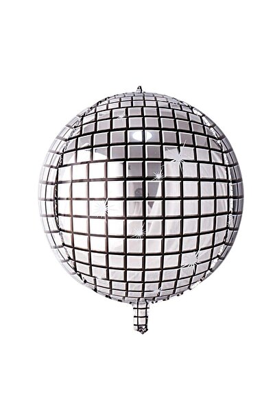 İSTOÇ PARTİ Silver Disco Ball Foil Balloon