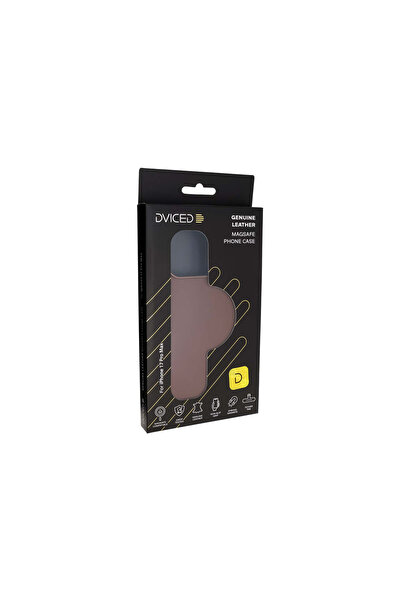 Dviced Husă de protecție din piele pentru iPhone 17 Pro Max, maro