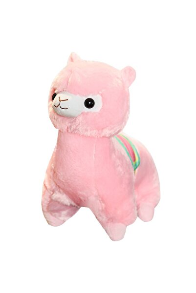 Malvys Jucarie de plus Malvys® – Alpaca Roz „Lala” 35 cm, Moale si Pufoasa, Cadou Perfect pentru Copii