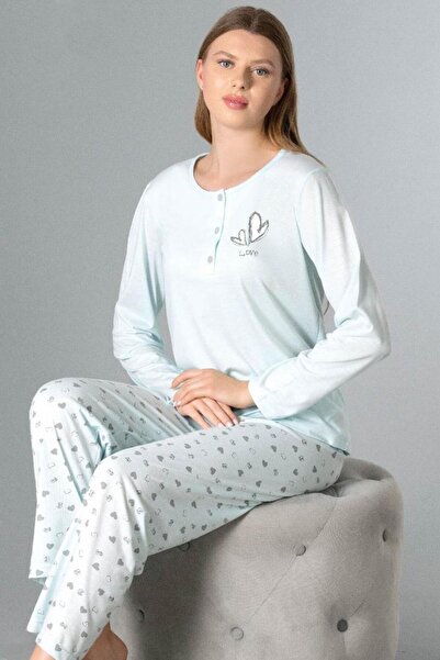 Alperi Seasonal Long Sleeve Pajama Set Viscose 790-54