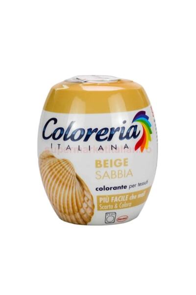 coloreria italiana Beige Fabric Dye, Beige Sabbia, 350 g